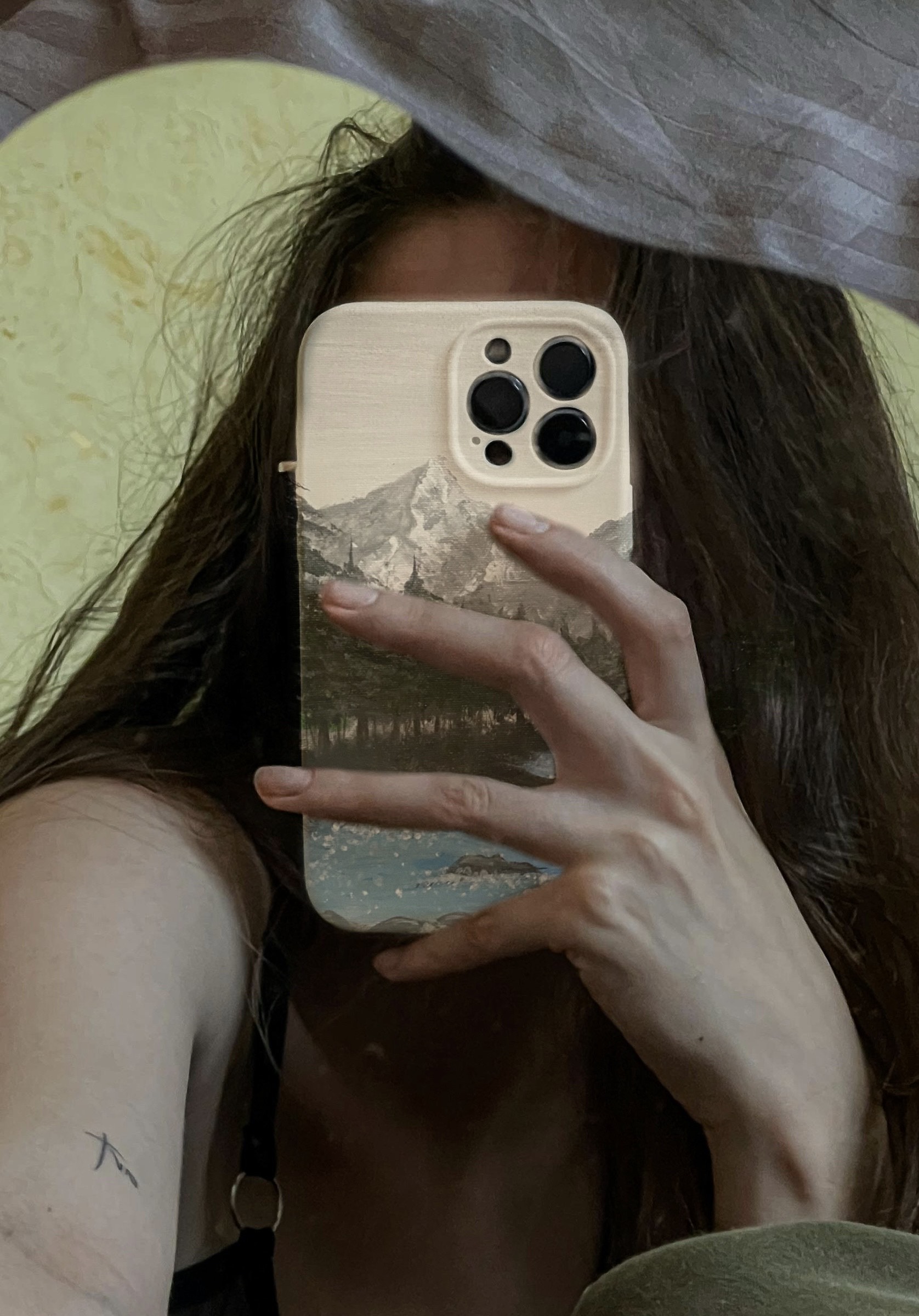 Belle Printed Paintings phone case design 1
